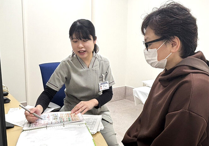 【画像】個別の栄養指導